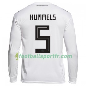 Tenue Allemagne Hummels 5 Domicile Coupe du monde 2018 Maillot de Foot ML